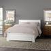 Lark Manor™ Ariarose Solid Wood Platform Bed in White | 42.25 H x 64 W x 84 D in | Wayfair F055788274F04C17BEACEA04B118D752