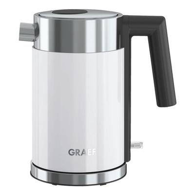 Graef Wasserkocher »WK401« - 1 L silber, 13x23x20.5 cm