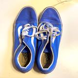 Vans Shoes | Blue Vans. Size 9.5 Woman’s, 8 Men’s. | Color: Blue | Size: 9.5