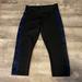 Adidas Pants & Jumpsuits | Adidas Capri Leggings Pants | Color: Black/Blue | Size: M