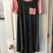 Lularoe Dresses | Lularoe Carly | Color: Gray/Pink | Size: Xxs