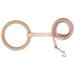Pink 'Ever-Craft' Boutique Series Beechwood and Leather Designer Dog Leash, 4 ft.