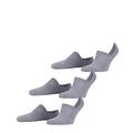 FALKE Cool Kick 3-Pack U in Liner Socks, Grey (Light Grey 3400), 46-48 (UK 11-12.5 Ι US 12.5-13.5) (Pack of 3)