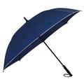 62 inch Long Handle Oversize Golf Umbrella Stick Umbrellas Safety Canopy with Reflective Stripe Outdoor Rain and Wind Resistant