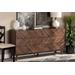 Baxton Studio Hartman Mid-Century Modern Walnut Brown Finished Wood 6-Drawer Dresser - Wholesale Interiors LV23COD23232WI-Columbia-6DW-Dresser