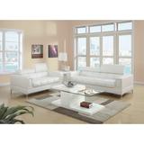 2 Piece Faux Leather Sofa and Loveseat Set