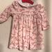 Ralph Lauren Dresses | Infant Ralph Lauren Fleece Velour Dress | Color: Cream/Pink | Size: 3mb