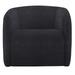 Barrel Chair - Bernhardt Aline 31" Wide Swivel Barrel Chair Wood/Polyester/Fabric/Other Performance Fabrics in Black | Wayfair B6923S_5534-011