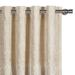 Eastern Accents Theodore Emboidery Viscose Geometric Room Darkening Grommet Single Curtain Panel Rayon in White | 120 H in | Wayfair