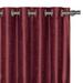 Eastern Accents Edris Solid Room Darkening Grommet Single Curtain Panel Polyester in Red | 108 H in | Wayfair 7V8-CUC-171-GRD