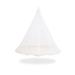 Hangout Pod Circular Hammock Pod Insect Cover, Polyester in White | 70 H x 70 W x 75 D in | Wayfair HAN1800WE