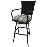 Red Barrel Studio® 34" Patio Bar Stool, Rattan in Brown | 52 H x 21 W x 20 D in | Wayfair 0B0EA8E34C5244648FBCCB66B0FC308B