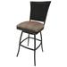 Red Barrel Studio® 30" Patio Bar Stool w/ Cushion, Rattan in Brown | 48 H x 21 W x 20 D in | Wayfair 6449D407A888481B90D83590A2F588BB