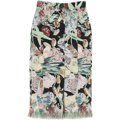 bredde efterfølger Fremskridt Customer Favorite Christine Midi Skirt In Floral Jacquard 38 Cotton - Green  - Golden Goose Deluxe Brand Skirts | AccuWeather Shop