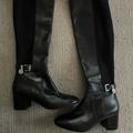 Michael Kors Shoes | Michael Michael Kors Bryce Rider Heel Boots 7m | Color: Black | Size: 7
