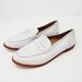 J. Crew Shoes | J.Crew Leather White Color Ryan Penny Loafer Shoe | Color: Cream/White | Size: 10