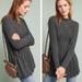 Anthropologie Sweaters | Anthropologie Rosie Neira Gray Tunic Sweater Top | Color: Gray | Size: Xl