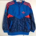 Adidas Jackets & Coats | Adidas Windbreaker Jacket Spiderman Red Blue ~3-5 Hooded Tri Foil Kids Youth Boy | Color: Blue/Red | Size: Approx 3-5 Years