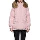 Winter Coats Fur Collar Hooded For Women's Sherpa Lined Down Coat Thickened Winter Puffer Down Jacket