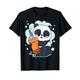 Kawaii Panda Anime Boba Trinken Bubble Tea Tapioka T-Shirt