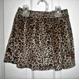 Disney Bottoms | Girls 3t Disney Animal Print Pull On Fleece Skirt | Color: Black/Brown | Size: 3tg