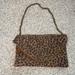 J. Crew Bags | J Crew Leopard Print Suede Bag Clutch | Color: Red | Size: Os