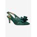 Women's Yazmine Slingback Pump by J. Renee in Green (Size 10 M)