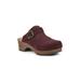 Women's White Mountain Being Convertible Clog Mule by White Mountain in Vino Suede (Size 9 1/2 M)