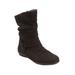 Extra Wide Width Women's The Ezra Boot by Comfortview in Black (Size 7 1/2 WW)