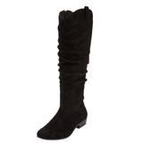 Women's The Roderick Wide Calf Boot by Comfortview in Black (Size 11 M)