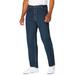 Men's Big & Tall Expandable Waist Relaxed Fit Jeans by KingSize in Vintage Wash (Size 48 38)