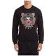 Kenzo Mens Embroidered Tiger Face Sweatshirt M Black