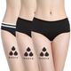 Starter Pack - Set of 3 - Leak Proof Period Panties - Washable - Cotton - Eco-Friendly (Starter 3,S)