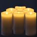 Williston Forge Jhara 6 Piece Pillar Candle Set Plastic/Paraffin in White | 6 H x 3 W x 3 D in | Wayfair AF0B277EEDDE4C3EA6CF8B382D8E8111