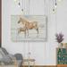 Epic Graffiti Horse & Colt On Wood by Emily Adams - Wrapped Canvas Graphic Art Plastic in Gray | 26 H x 34 W x 1.5 D in | Wayfair EPIC-CA26342190