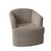 Barrel Chair - Braxton Culler Greyson 29" Wide Swivel Barrel Chair Fabric in White | 27 H x 29 W x 31 D in | Wayfair 549-005/0884-83