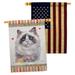 Breeze Decor American Curl 2-Sided Polyester 40 x 28 in. House Flag | 40 H x 28 W in | Wayfair BD-PT-HP-110211-IP-BOAA-D-US20-BD