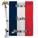 Breeze Decor 2-Sided Polyester 40 x 28 in. Flag Set in Blue/Red/White | 40 H x 28 W in | Wayfair BD-CY-HS-108089-IP-BO-02-D-US13-BD