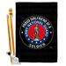 Breeze Decor 2-Sided Polyester 40 x 28 in. Flag Set in Black/Blue/Red | 40 H x 28 W in | Wayfair BD-MI-HS-108546-IP-BO-D-US20-BD