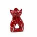 Bungalow Rose Lovey Cats Stone in Gray/Red | 4 H x 0.5 W x 2 D in | Wayfair 2FAE37224A964CF89619D0BDE3AE5994