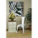 Williston Forge Jonina Metal Stacking Dining Chair in White | 33.75 H x 17.5 W x 18 D in | Wayfair TADN1847 25849732