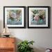 Wexford Home Peony Bouquet I - 2 Piece Picture Frame Print Set Paper in Black/Blue/Green | 34.5 H x 69 W x 1.5 D in | Wayfair PF015-S3460-2S