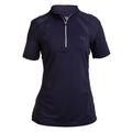 Back On Track Olivia Iontex Short Sleeve 1/4 Zip - S - Blue - Smartpak