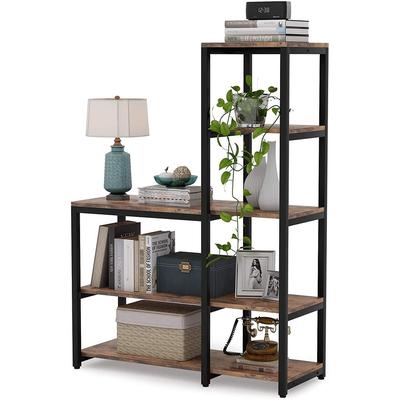 L Shpaed Corner Bookshelves Bookcase Display Shelf