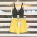 Zara Other | New Zara Soft Plush Shorts & Top Set | Color: Black/Yellow | Size: S