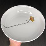 Disney Dining | Disney Winnie The Pooh Strung Flower Dinner Bowl | Color: White/Yellow | Size: Os