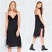 Urban Outfitters Dresses | Capulet Xs Parlour Lace Trim Midi Slip Dress Nwt | Color: Black | Size: Xs