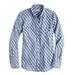 J. Crew Tops | Euc J. Crew Indigo Dye Seahorse Print Shirt | Color: Blue/White | Size: 0