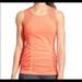 Athleta Tops | Athleta Fastest Track Ruched Tank Top Orange Jet M | Color: Orange | Size: M