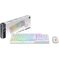 MSI Vigor GK30 Combo White - Tastatur auf Spanisch MSI Vigor GK30 Mekamembrane mit RGB Gaming Weiß und MSI Clutch GM11 Maus mit RGB Gaming, Weiß